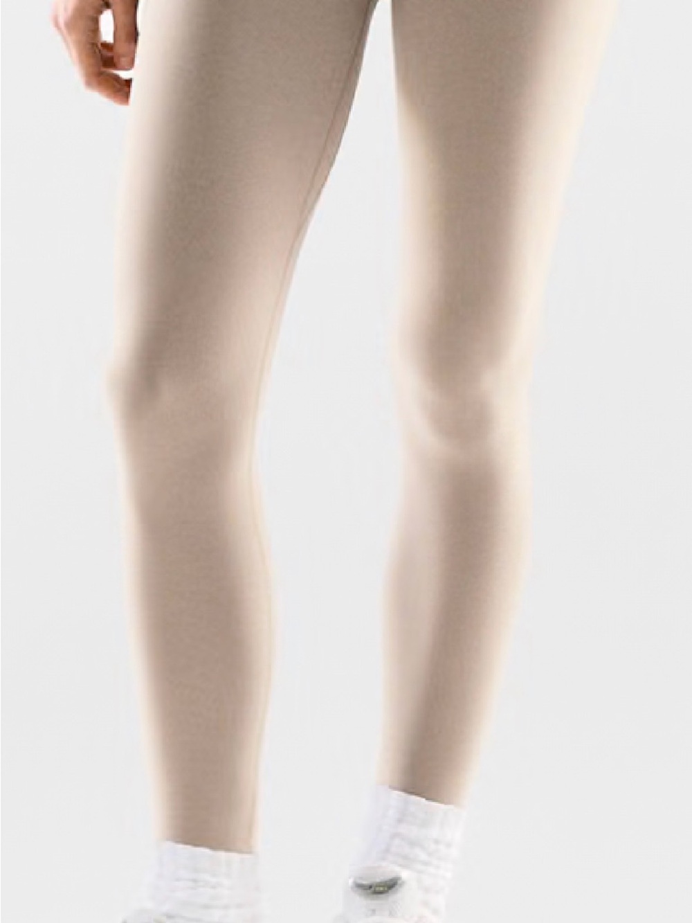 Aritzia Neutral Beige butter Leggings